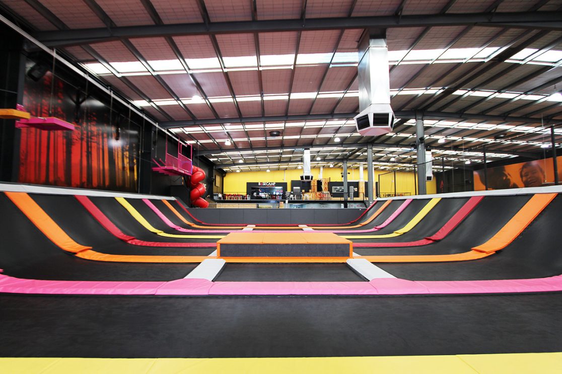 Latitude Trampoline Centre, Melbourne, VIC Precision Tech Building