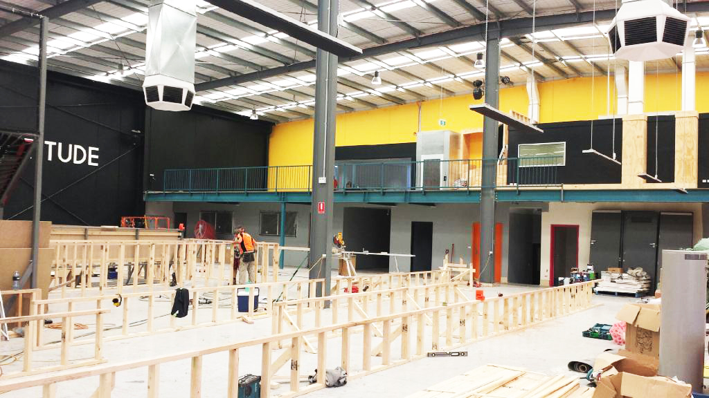 Precision Tech Latitude Trampoline Centre Melbourne Progress 14