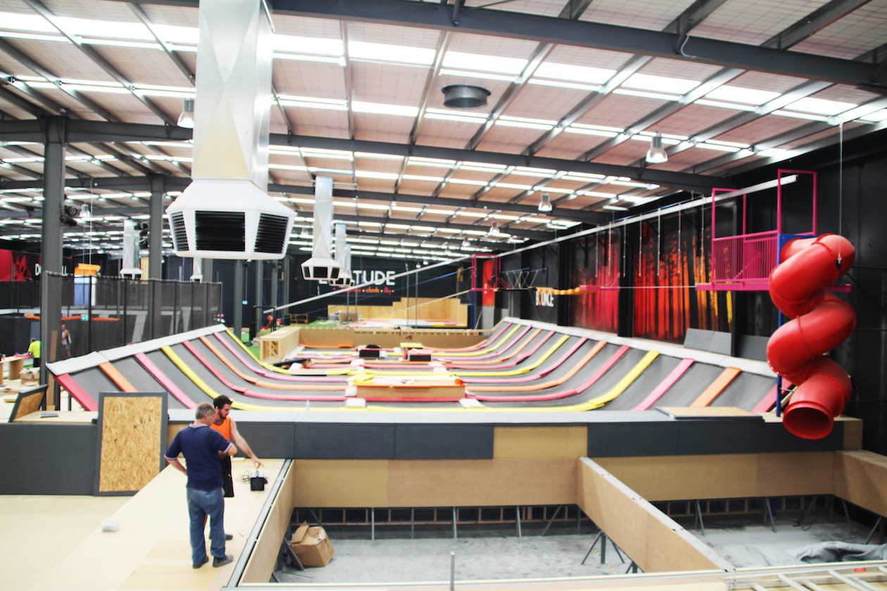 Precision Tech Latitude Trampoline Centre Melbourne Progress 18