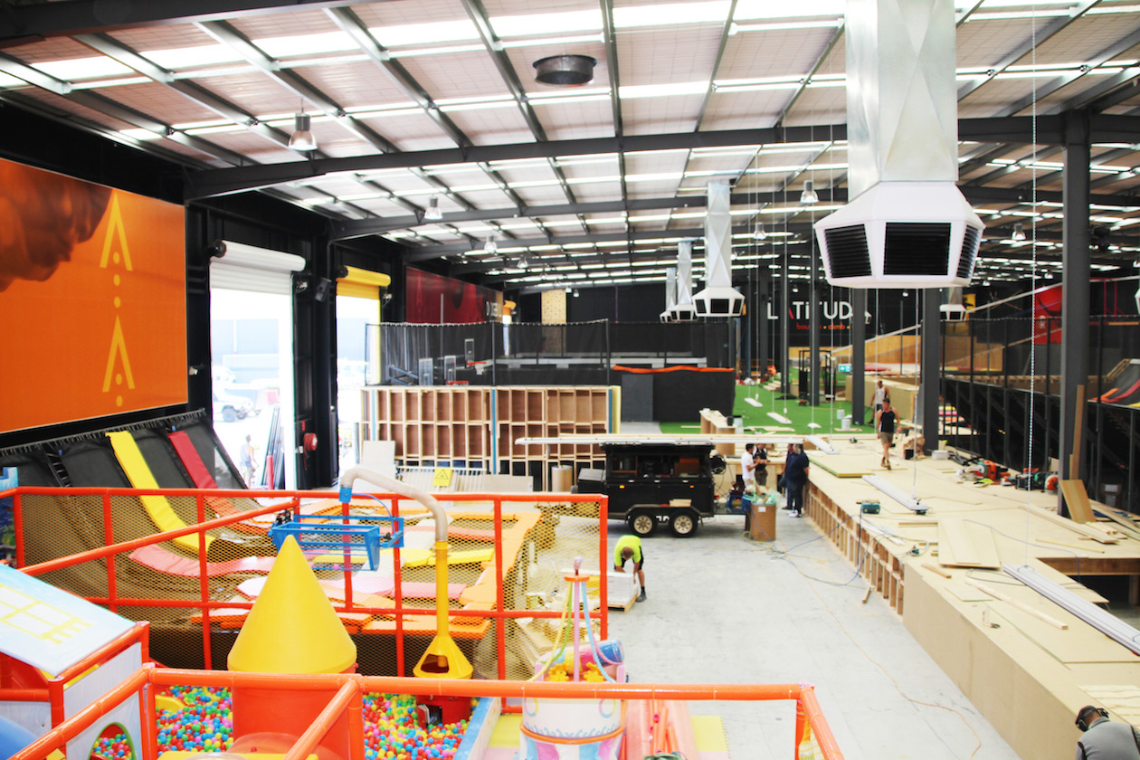 Precision Tech Latitude Trampoline Centre Melbourne Progress 22