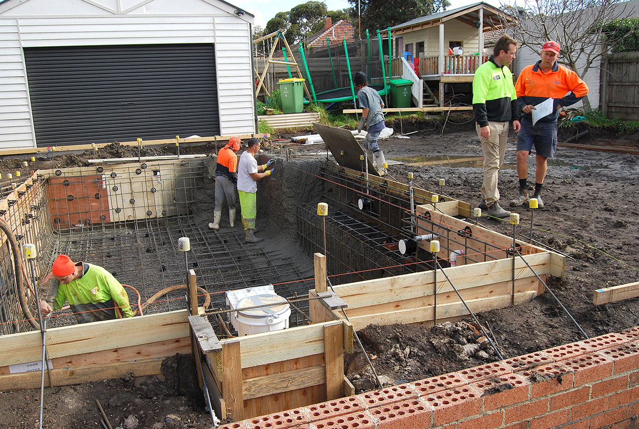 Precision Tech Edwardian Extension and Pool Ivanhoe Progress 07