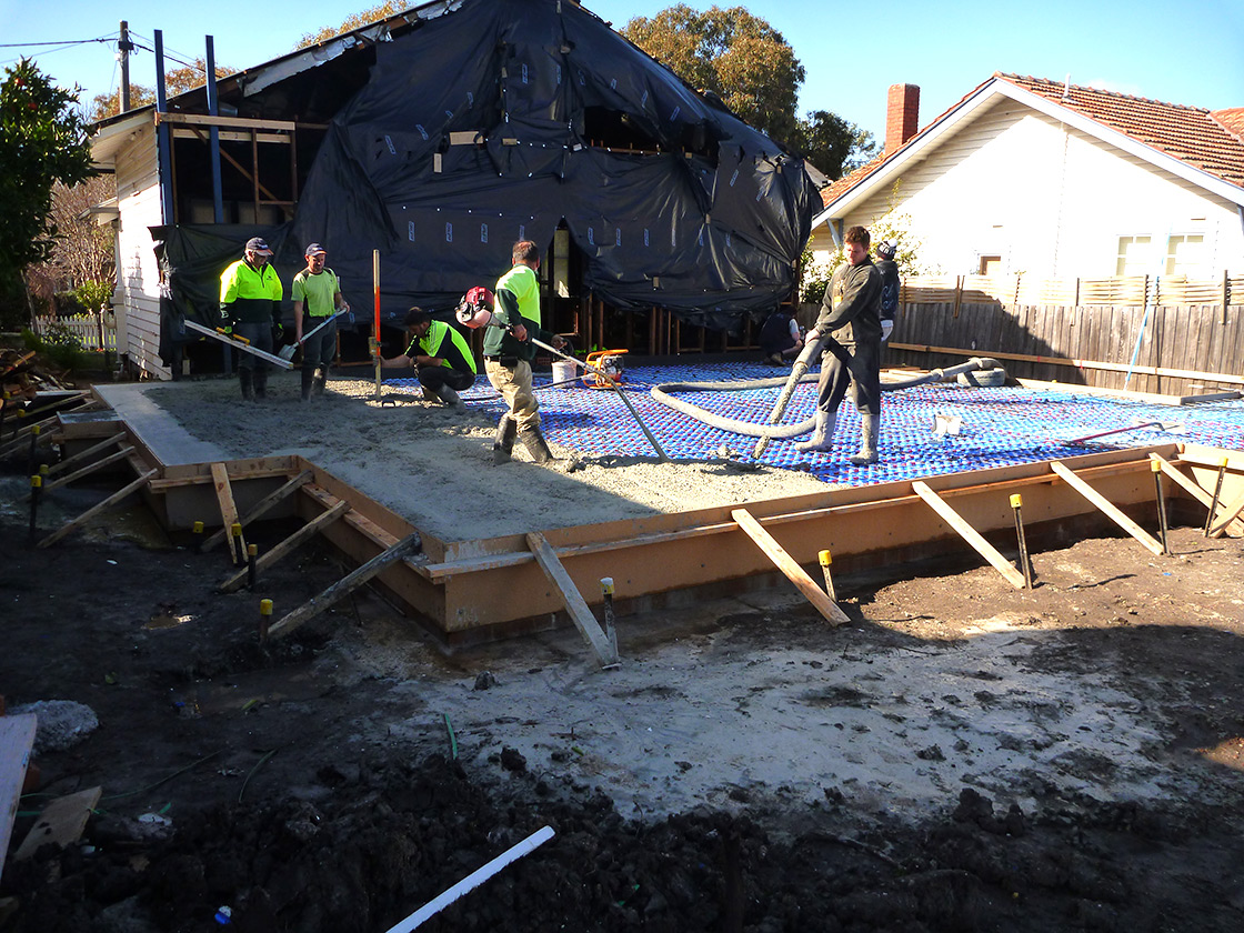 Precision Tech Edwardian Extension and Pool Ivanhoe Progress 08