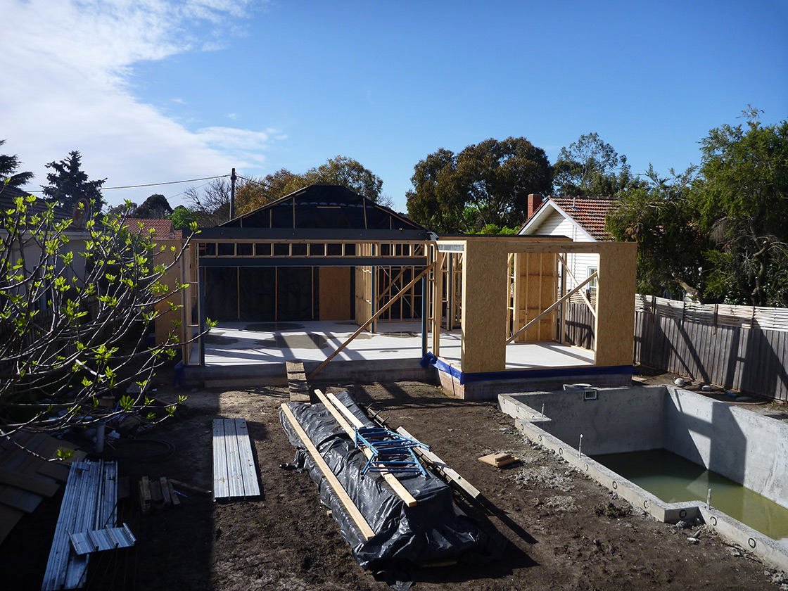 Precision Tech Edwardian Extension and Pool Ivanhoe Progress 14