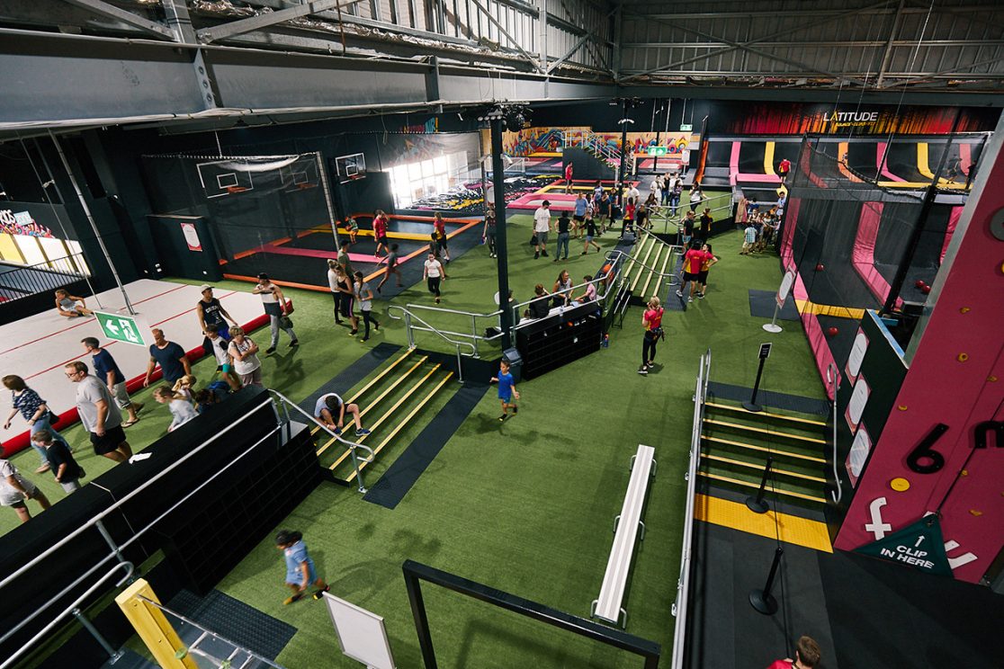 Latitude Trampoline Centre, Perth, WA Precision Tech Building Concepts